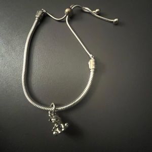 Pandora bracelet with cat charm